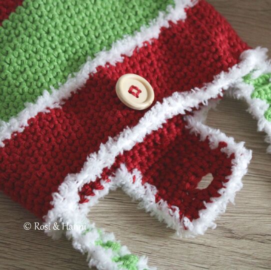 Häkelanleitung Tasche Weihnachtsmuffel