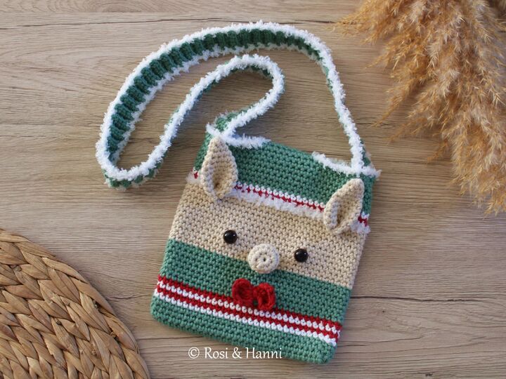 Häkelanleitung Tasche Weihnachtswichtel