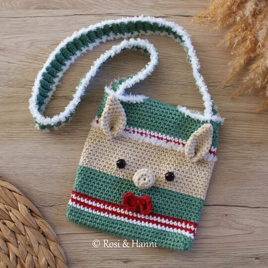 Häkelanleitung Tasche Weihnachtswichtel