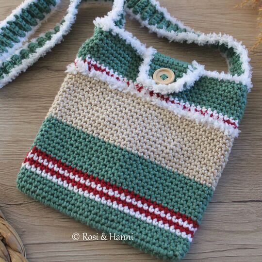 Häkelanleitung Tasche Weihnachtswichtel