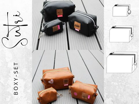 Ebook 3er Set Boxy SUTRI Schnittmuster