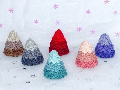 Häkelanleitung kleiner Weihnachtsbaum