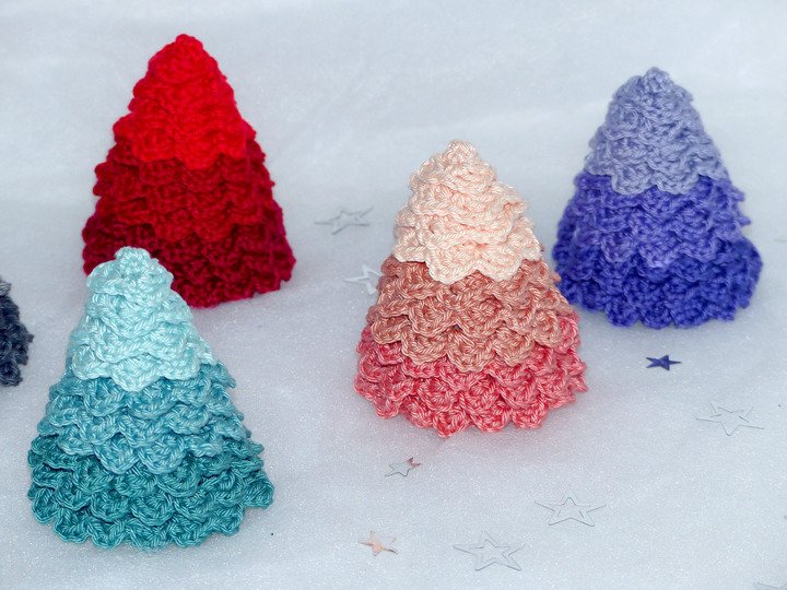 Häkelanleitung kleiner Weihnachtsbaum