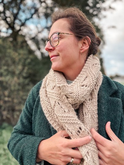 Mara's MountainScarf | knitting pattern | knitted scarf
