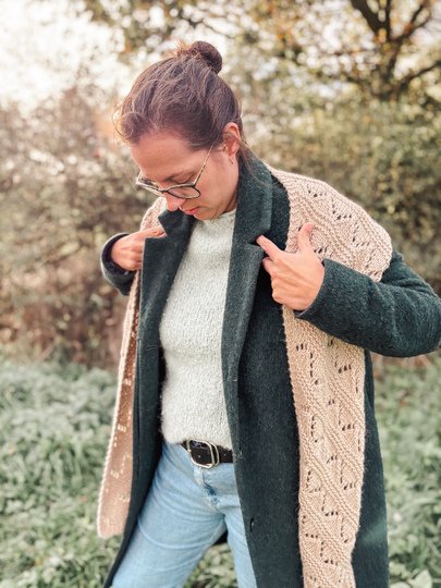 Mara's MountainScarf | knitting pattern | knitted scarf
