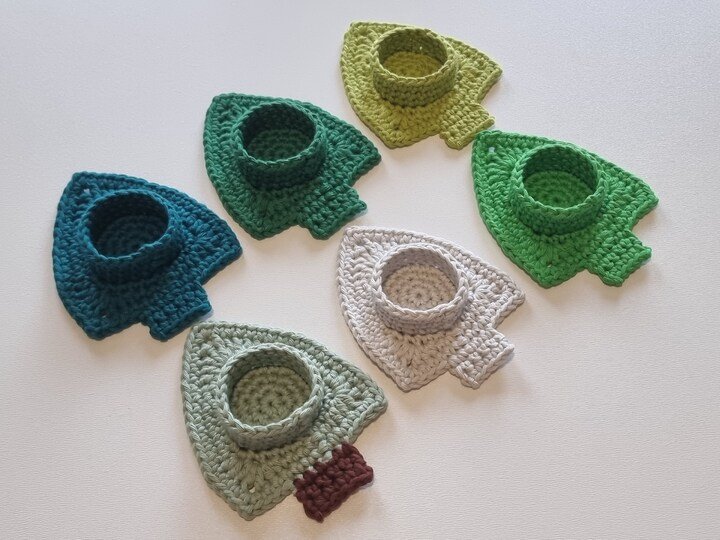 „Tannenlicht“ Teelichthalter häkeln PDF-Anleitung