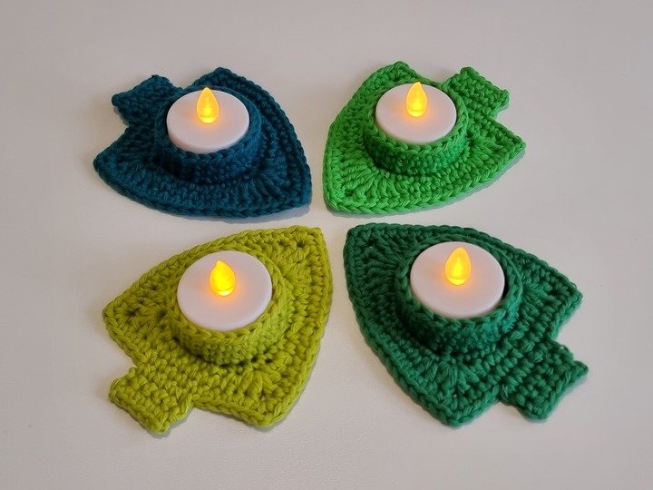 „Tannenlicht“ Teelichthalter häkeln PDF-Anleitung