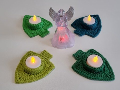 „Tannenlicht“ Teelichthalter häkeln PDF-Anleitung