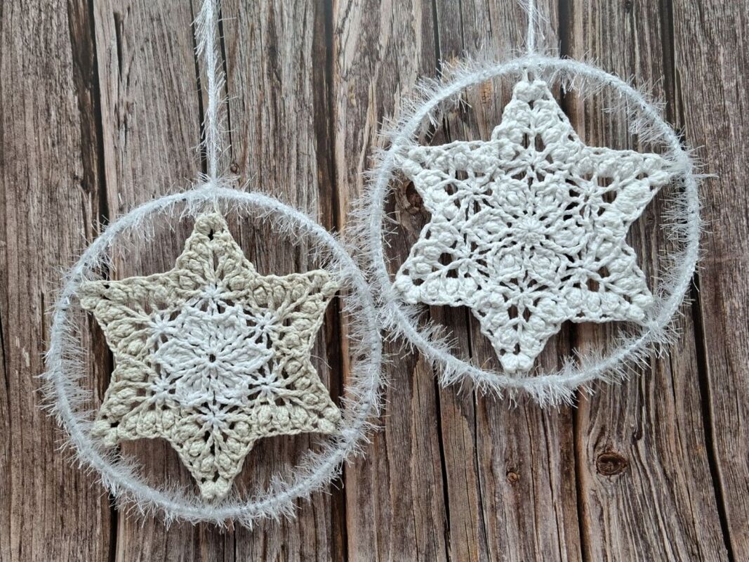 Häkelanleitung 3D-Stern , Fensterschmuck, Dekoration, Mandala - Bild 10