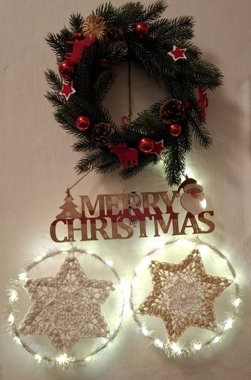 Häkelanleitung 3D-Stern , Fensterschmuck, Dekoration, Mandala