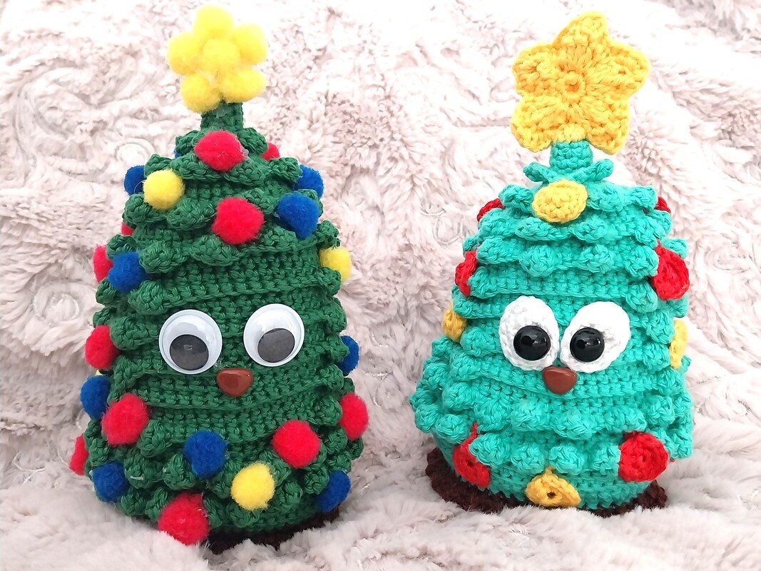 "Ellis Weihnachtsbäume"  3 Varianten in einer 12seitigen PDF Häkelanleitung - Bild 12