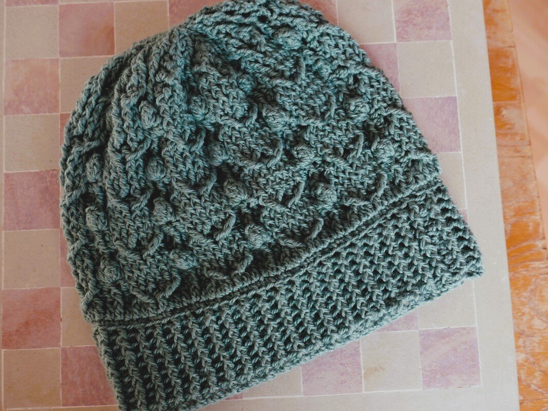 Häkelanleitung Mütze Viktoria - ein Blickfang