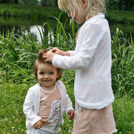 Schnittmuster Kinder Cardigan – Größe 74 bis 146 - Raffärmel & Kapuze