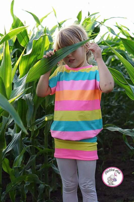 Schnittmuster Oversized Kinderkleid – Größe 74 bis 146 – Hoodiekleid - Bild 18