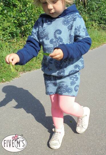 Schnittmuster Oversized Kinderkleid – Größe 74 bis 146 – Hoodiekleid