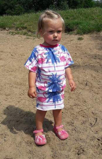 Schnittmuster Oversized Kinderkleid – Größe 74 bis 146 – Hoodiekleid