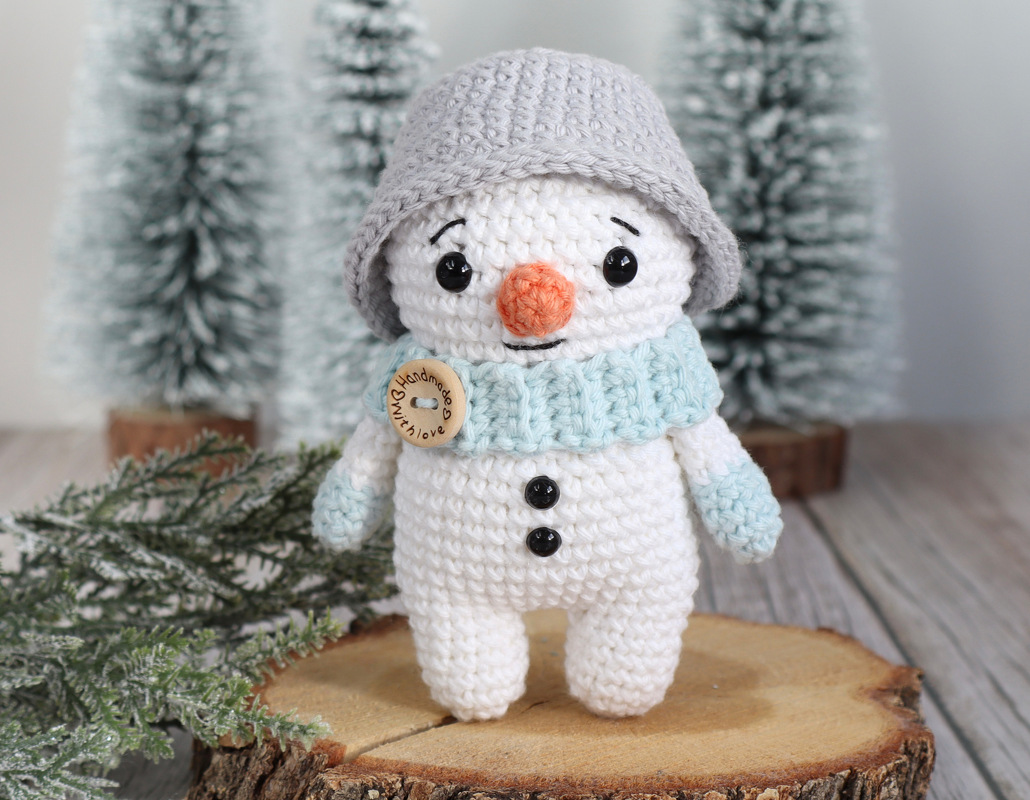 Häkelanleitung Kleiner Schneemann