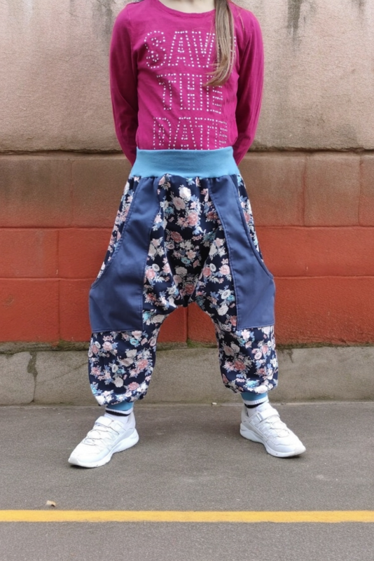 Schnittmuster & Nähanleitung |Haremshose | Pumphose |Gr. 50/56 - 122/128 | - Bild 4