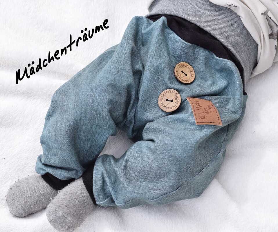 Schnittmuster & Nähanleitung |Haremshose | Pumphose |Gr. 50/56 - 122/128 | - Bild 2