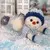 Crochet pattern Snowman Toni