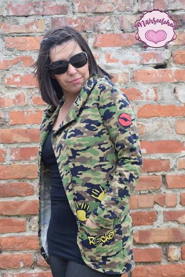 Schnittmuster Damen Cardigan – Groessen 32 bis 50 – Mit Kapuze oder Buendch