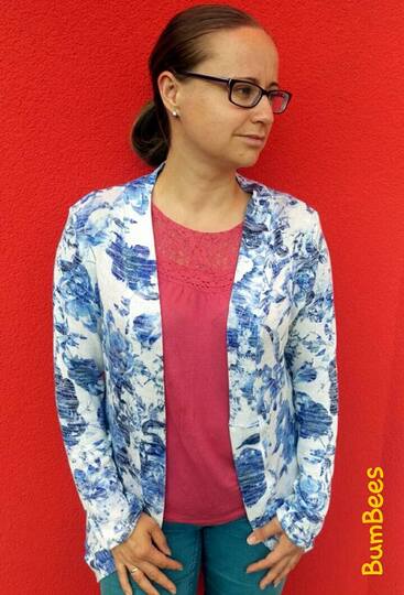 Schnittmuster Damen Cardigan – Groessen 32 bis 50 – Mit Kapuze oder Buendch