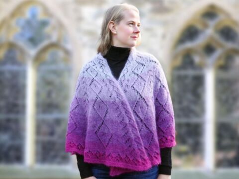 Diamonds & Arrows, Lochmustertuch, Lace Tuch