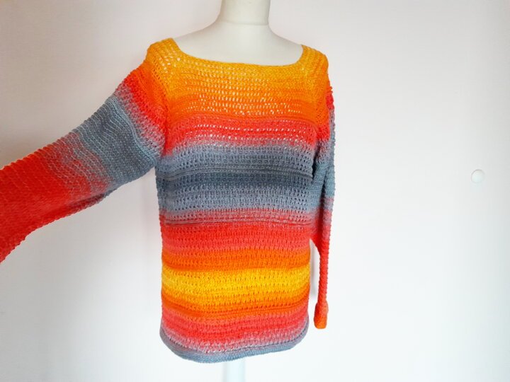 Häkelanleitung: RVO-Pullover "Herbstgefühle"