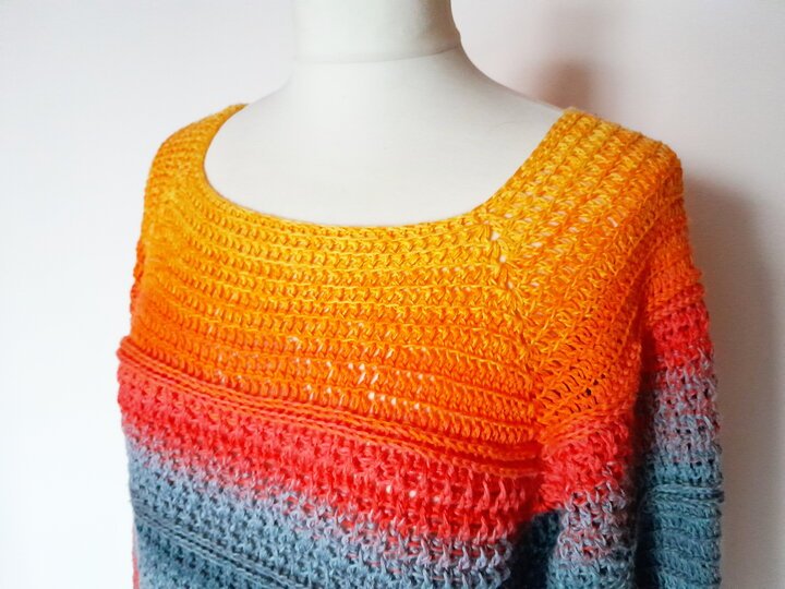 Häkelanleitung: RVO-Pullover "Herbstgefühle"