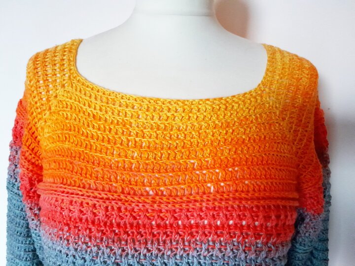Häkelanleitung: RVO-Pullover "Herbstgefühle"