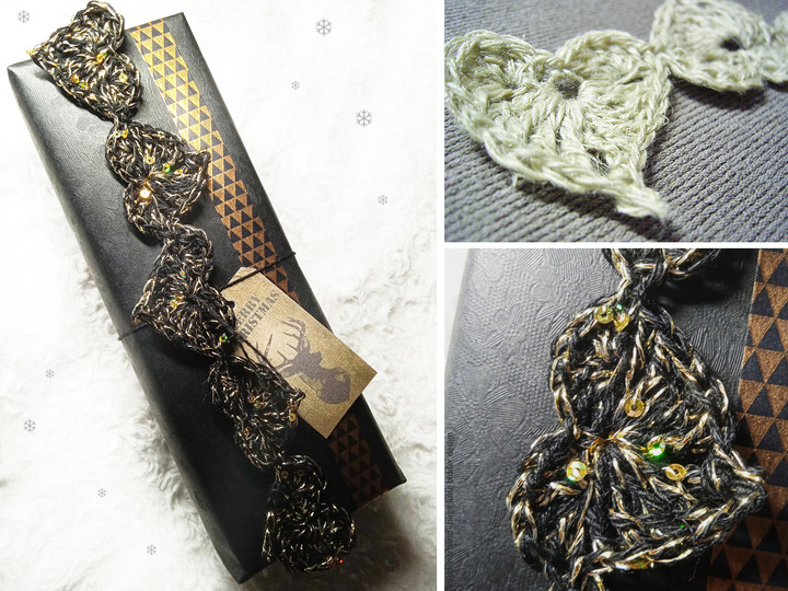 Crochet ribbons incl. gift tags, wrap with love and lace, Bandliebe (PDF)
