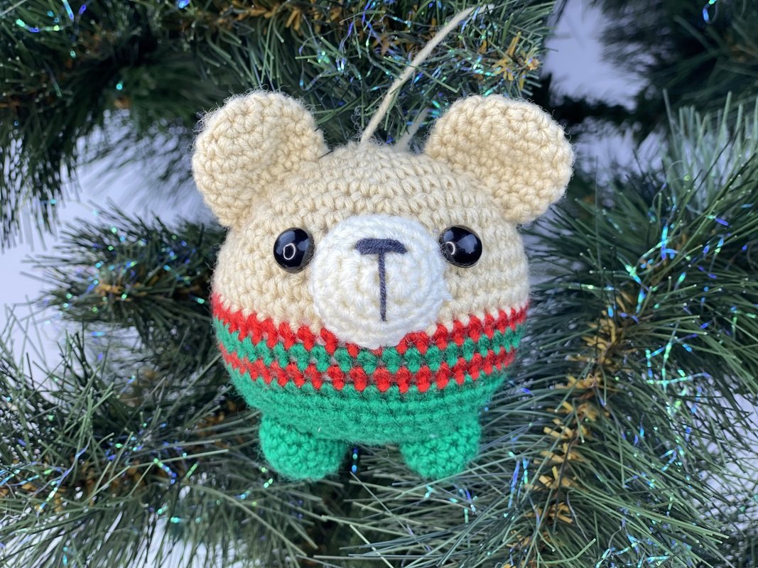 Häkelanleitung für einen Amigurumi - Weihnachtsschmuck - Bild 4