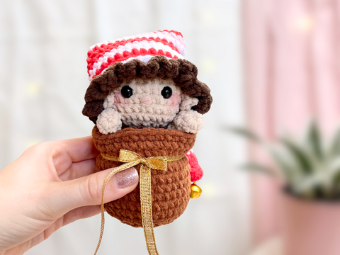 Häkelanleitung Wichtel "Tovi" im Sack