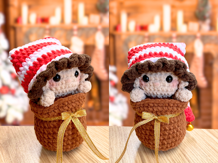 Häkelanleitung Wichtel "Tovi" im Sack