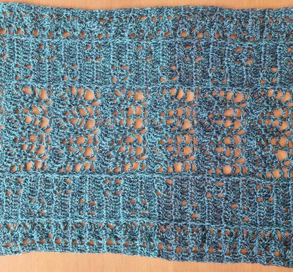 Schal "Kaminfeuer" - luftig warm in die kühle Jahreszeit