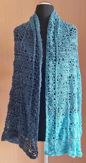 Schal "Kaminfeuer" - luftig warm in die kühle Jahreszeit