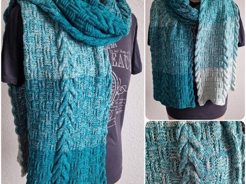 Strickanleitung für den Unisex - Schal "One4all"