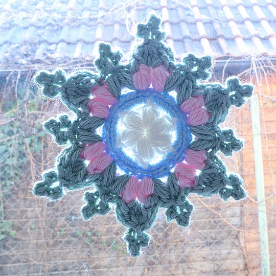 Snowflake “Large Helena” – gift tag, Christmas decoration, tree ornament