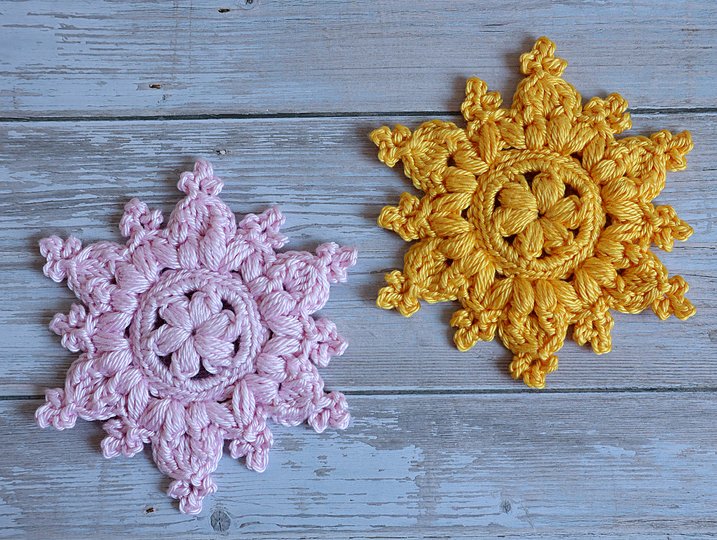 Snowflake “Large Helena” – gift tag, Christmas decoration, tree ornament