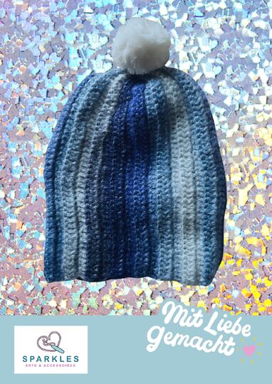 Crochet Pattern: Easy Ribbed Beanie for Beginners