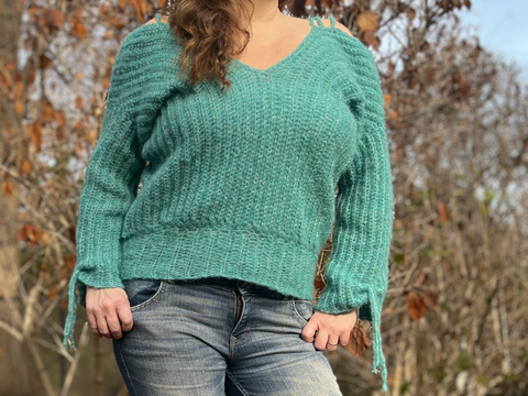 Crochet Pattern Sweater "Winter Dream"