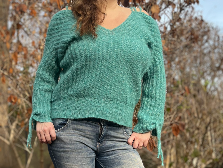 Crochet Pattern Sweater "Winter Dream"
