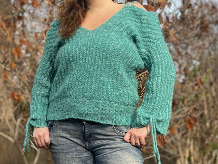 Crochet Pattern Sweater "Winter Dream"