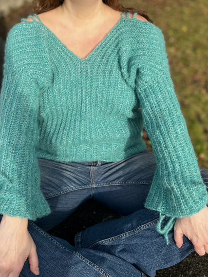 Crochet Pattern Sweater "Winter Dream"