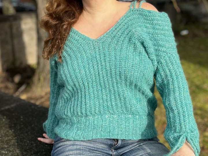 Crochet Pattern Sweater "Winter Dream"