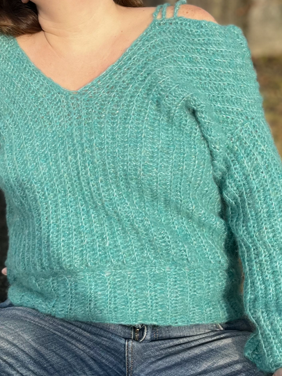 Crochet Pattern Sweater "Winter Dream"