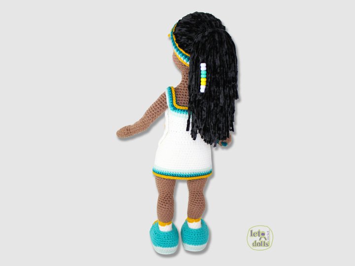 Serena, Medium Crochet Doll Pattern, Amigurumi, 18"/ 46 cm Tall