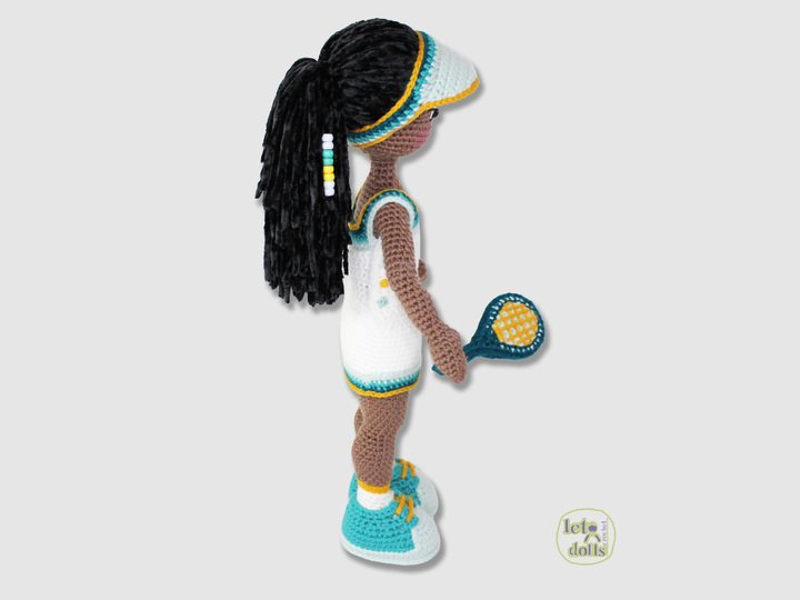 Serena, Medium Crochet Doll Pattern, Amigurumi, 18"/ 46 cm Tall