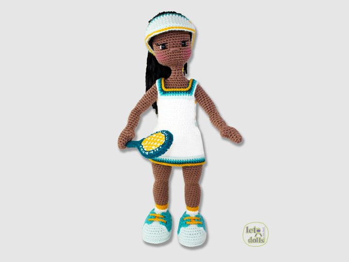Serena, Medium Crochet Doll Pattern, Amigurumi, 18"/ 46 cm Tall