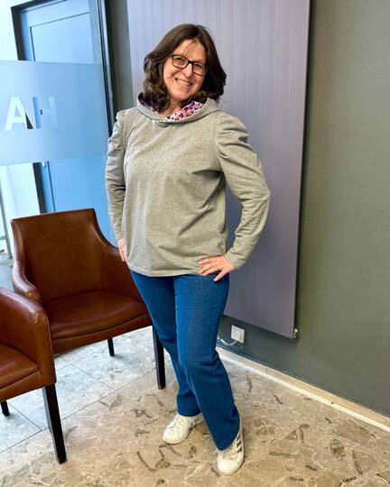 Schnittmuster High Waist Bootcut Jeans "Der blaue Pfad" Damen Gr. 64 - 124